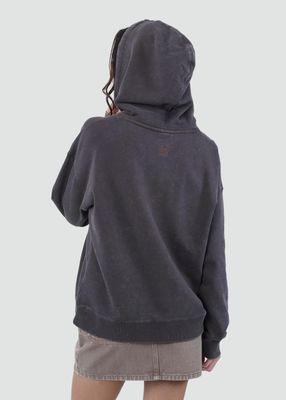 Imagen 2 del producto Polerón Hoodie Mujer Chilling Negro