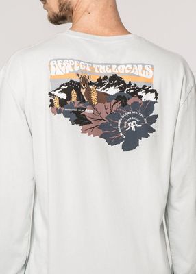 Imagen 2 del producto Polera Hombre Manga Larga Organic Cotton Huemul Lt Blue