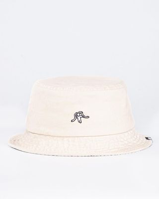Gorro Bucket Logo Classic Beige