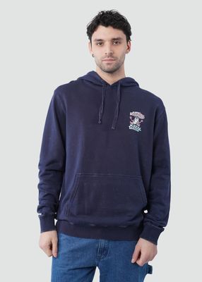 Polerón Hoodie Hombre Relax Navy