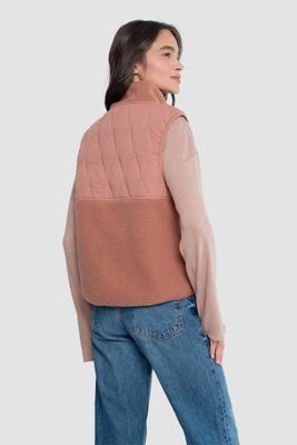 Imagen 2 del producto Chaqueta Sin Mangas Vest Mujer Solid - Terracota