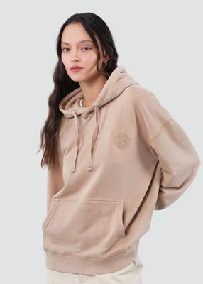 Imagen 1 del producto Polerón Hoodie Mujer Sun Beige