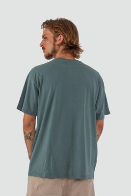 Imagen 2 del producto Polera Hombre Orgánica Classy Petrol