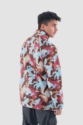 Imagen 2 del producto Polerón Chiporro Hombre Half Zip Desert Burdeo