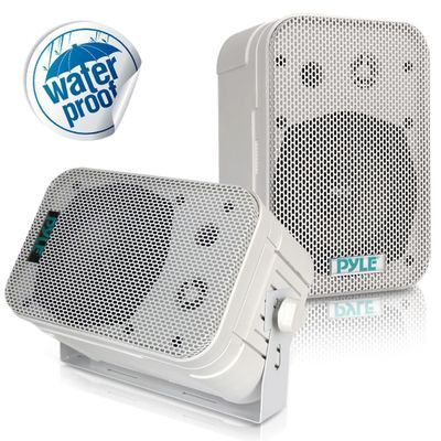 Imagen 2 del producto Parlantes interior exterior Pyle 40w blanco