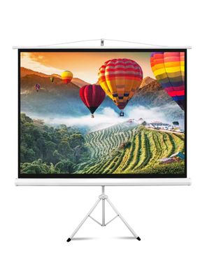 Imagen 1 del producto TELÓN PANTALLA TRIPODE PARA PROYECTOR  84 PULGADAS