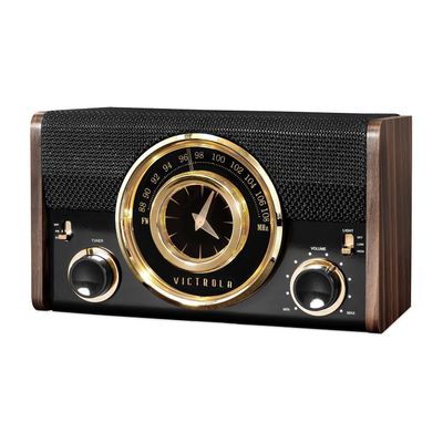 Radio Reloj Vintage Bluetooth