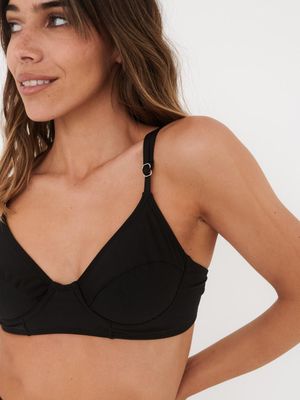 Imagen 2 del producto Top de Bikini Daikiri Mujer Horma Negro Filtro UV50+