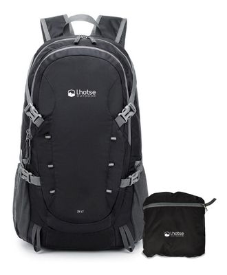 Mochila Outdoor Lhotse Plegable 25Lt Negra