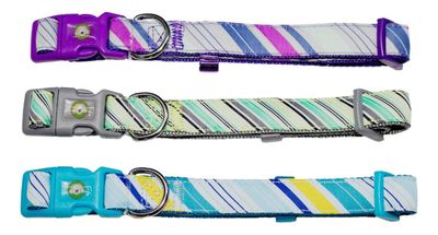 Imagen 2 del producto Collar Perro Diagonal S Morado Mascan