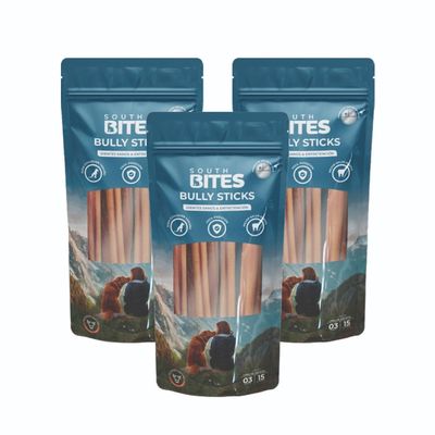 Pack Snack Perros 3 Bully sticks South Bites
