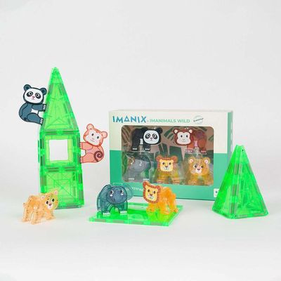 Imagen 2 del producto Imanix Imanimals Jungla Salvaje 5 Piezas