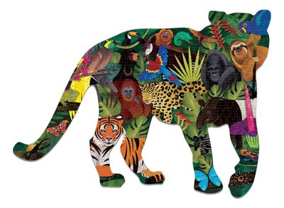 Puzzle 300Pcs Con Forma Selva Mudpuppy