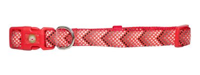 Collar Perro Puntitos L Rojo Mascan