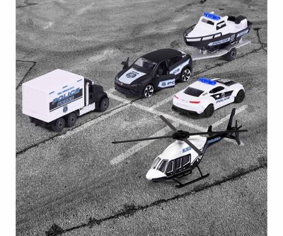 Imagen 2 del producto S4t 4 Autos Patrulla Force Majorette