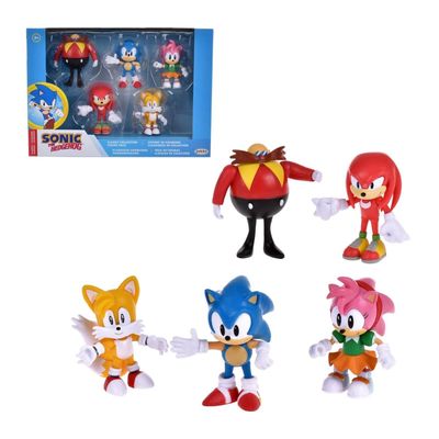 Pack 5 Figuras De 6 Cms Sonic