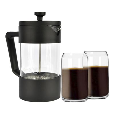 Imagen 2 del producto Pack Cafetera Francesa 600ml + Set 2 Vasos 550ml Simplit