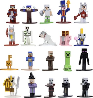 Imagen 2 del producto Set 20 Figuras Minecraft Dungeons 4 cm Jada