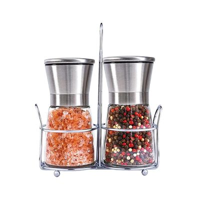 Imagen 1 del producto Set 2 Molinillos de Sal y Pimienta Vidrio Simplit