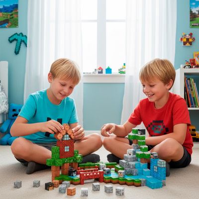 Imagen 2 del producto Juego Bloques Magnéticos 89pcs MineBlocks Aventura Bandú