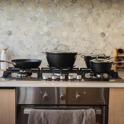 Imagen 2 del producto Batería de Cocina Antiadherente Black Copper 7 Pzs Simplit