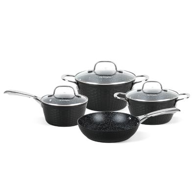 Imagen 1 del producto Batería de Cocina Antiadherente Black Copper 7 Pzs Simplit