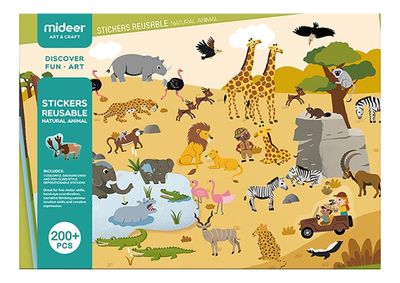 Set Stickers Reutilizables Animales MiDeer