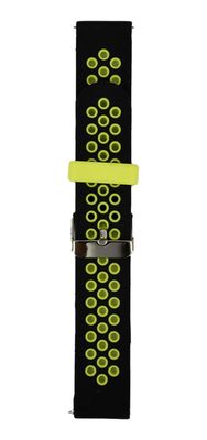 Correa Smartwatch Lhotse SW88 20mm Negra Verde Hebilla