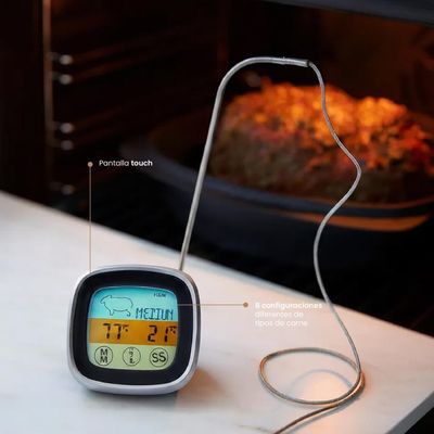 Imagen 2 del producto Termometro Inalámbrico Digital Con Sonda Para Carnes Dangrill