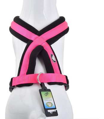 Imagen 2 del producto Arnés Cruzado Acolchado Xs Fucsia Perros Mascan