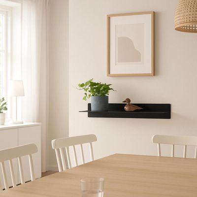 Imagen 2 del producto Repisa Flotante para Decoración de Metal Negro DAY