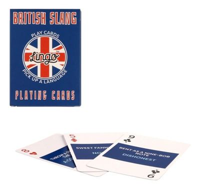 Jugando a las Cartas de Argot Británico Lingo