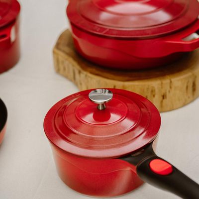 Imagen 2 del producto Batería Cocina Toulouse 7pzs + Set 12 Utensilios Negro