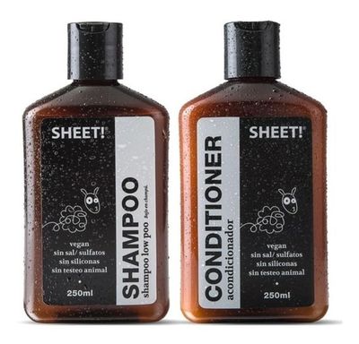 Imagen 2 del producto Pack Shampoo Acondicionador Low Poo Crema Uva Serum Sheet