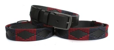 Imagen 2 del producto Cinturón Cuero Bordado Xl Pampa Negro Raiquen