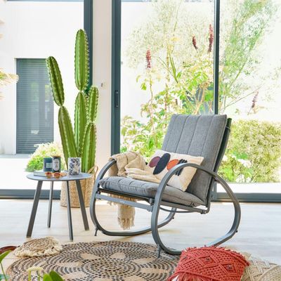 Imagen 2 del producto Mesa Terraza Redonda Metal Gráfito D. 50 X 45 cm Atmosphera