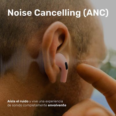 Imagen 2 del producto Audífonos Inalámbrico Lhotse RM7 Pro Rosado