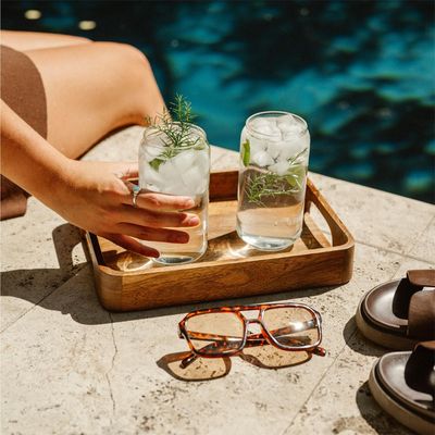 Imagen 2 del producto Set 4 Vasos Vidrio Borosilicato 550 ml Simplit