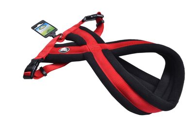 Imagen 2 del producto Arnés Cruzado Acolchado Talla S Rojo Perros Mascan