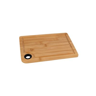 Imagen 2 del producto Tabla De Cortar Bambu Con Anillo De Silicona 28 X 20 cm DAY