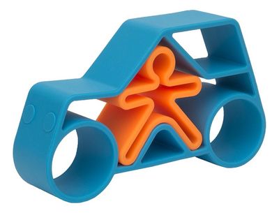 Imagen 2 del producto Set De Auto Y Persona Color Azul Dëna