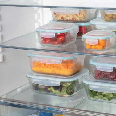 Imagen 2 del producto Set De 3 Contenedores De Vidrio Tapa Plastica 5Five