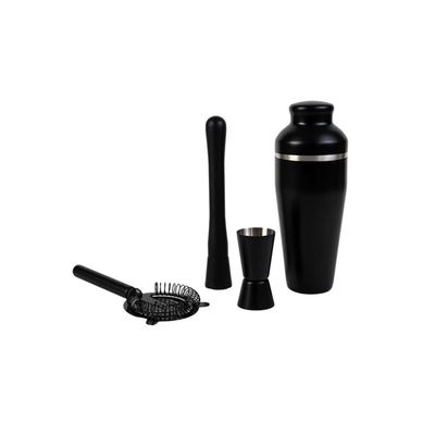 Imagen 2 del producto Set Coctelera Acero Inoxidable Black 4 Piezas Day