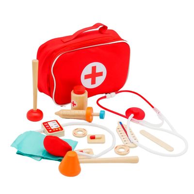 Set Juego de Roles Doctor Niños Madera 12 pcs Bandú