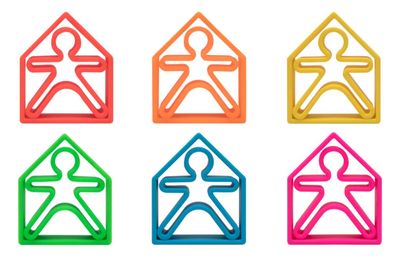 Imagen 2 del producto Set De 6 Personas Y 6 Casas De Colores Dëna