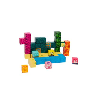 Juego Bloques Magnéticos 54pcs MineBlocks Bob Marino Bandú
