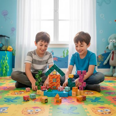 Imagen 2 del producto Juego Bloques Magnéticos 54pcs MineBlocks Bob Marino Bandú