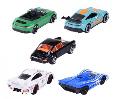 Set 5 Mini Porshe Majorette