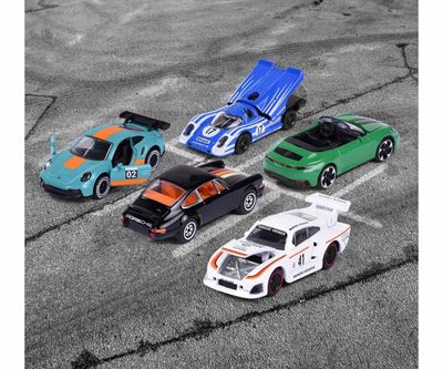 Imagen 2 del producto Set 5 Mini Porshe Majorette