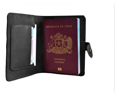 Imagen 2 del producto Porta Documento Negro Aconcagua Hecho a Mano Raiquen